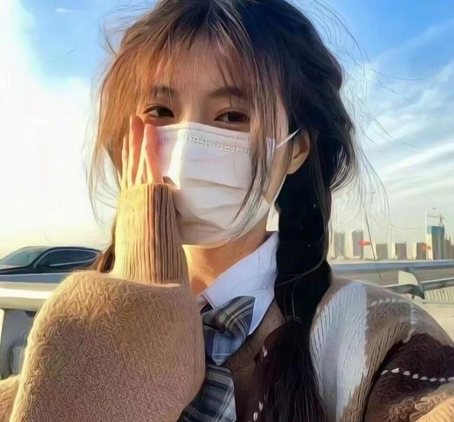 排队的女人